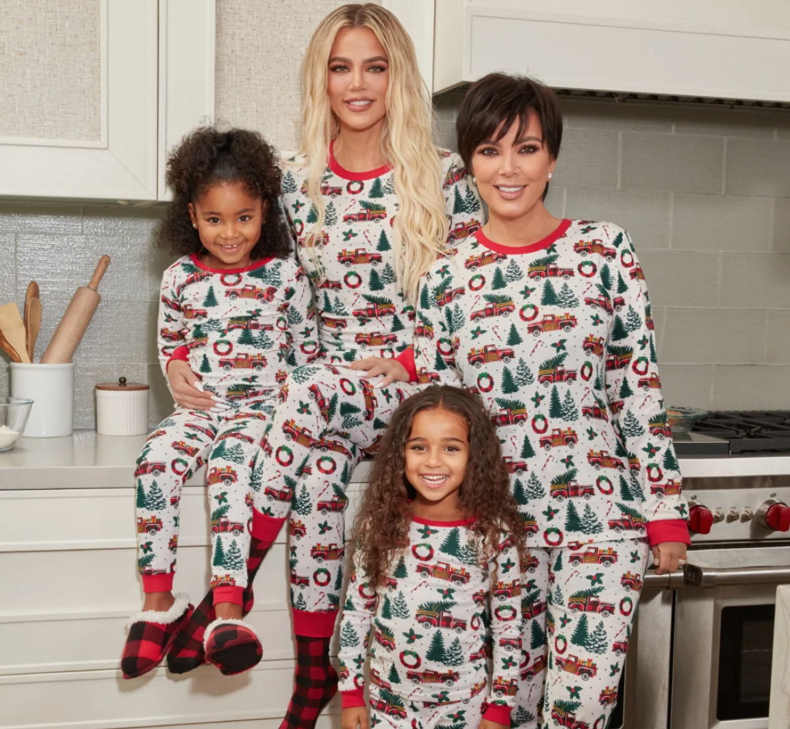 Shop The Kardashians' Matching Family Pajamas That Will Arrive in Time